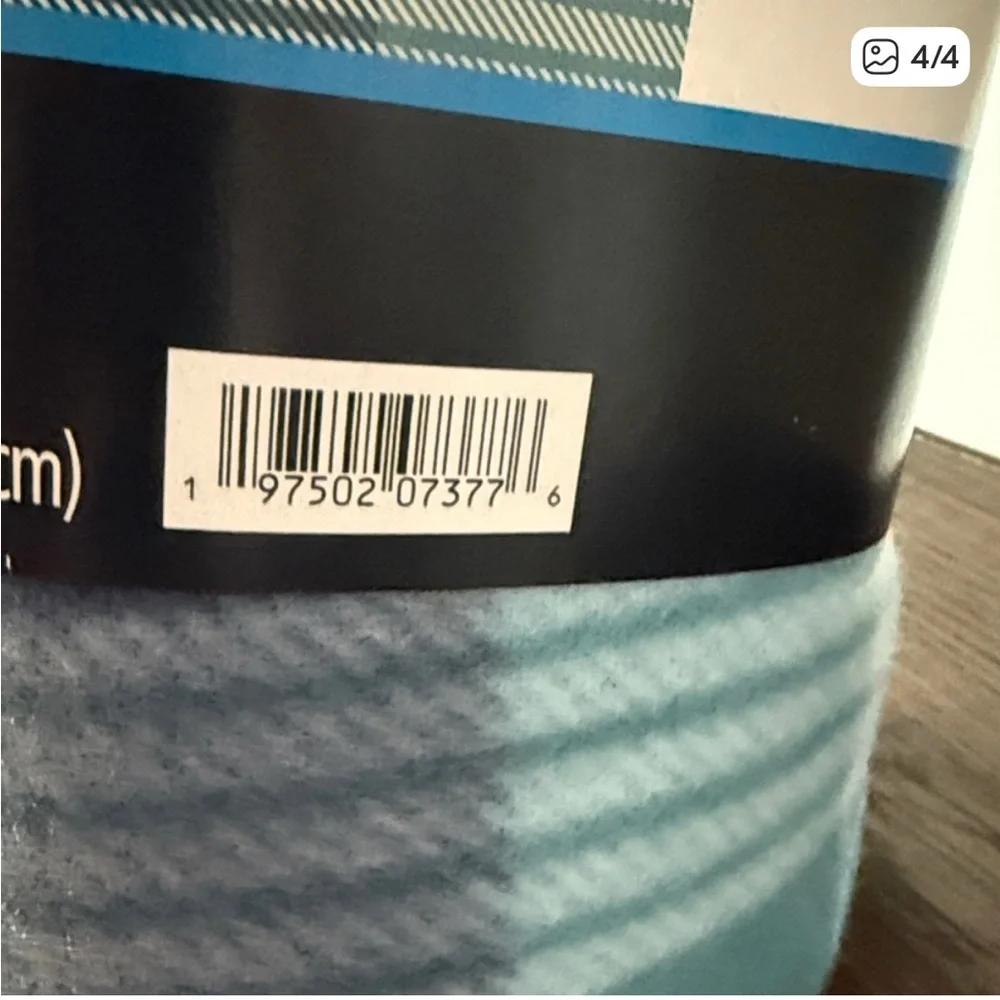 Mainstays Teal and Navy Plaid Throw Blanket